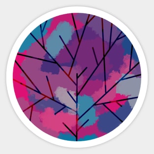 Color Splash Tree / Nature Sticker